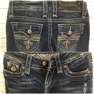 Rock Revival Tori Straight Jeans Size 26